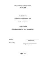 Referāts 'Tirgus pētījums. Priekšapmaksas sarunu karte "Zelta zivtiņa"', 1.