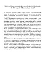 Eseja 'Problēmas komunikācijā', 1.