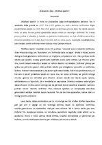 Eseja 'A.Čaks "Mūžības skartie" - recenzija', 1.