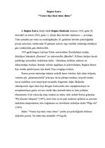 Referāts 'Regīnas Ezeras darba "Vasara bija tikai vienu dienu" analīze', 1.