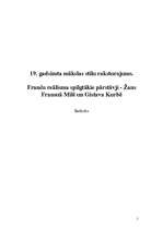 Referāts '19.gadsimta mākslas stilu raksturojums. Franču reālisma spilgtākie pārstāvji - M', 1.