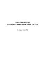 Eseja 'Jūlija Gipenreitere  “Turpinām saprasties ar bērnu. Vai tā?” Teorijas analīze', 1.