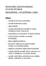 Konspekts 'Nodarbības konspekts sagatavošanas grupas bērniem', 2.