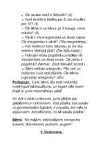 Konspekts 'Nodarbības konspekts sagatavošanas grupas bērniem', 7.