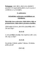 Konspekts 'Nodarbības konspekts sagatavošanas grupas bērniem', 9.