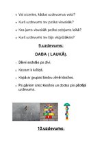 Konspekts 'Nodarbības konspekts sagatavošanas grupas bērniem', 13.