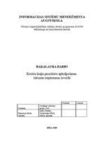 Diplomdarbs 'Kruīza kuģu pasažieru apkalpošanas tūrisma uzņēmuma izveide', 1.