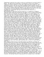 Eseja 'Management of Leading and Leadership', 1.