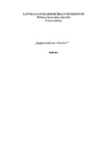 Konspekts 'Apgaismojums viesnīcā', 1.