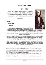 Konspekts 'Ferencs Lists', 1.