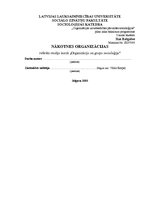 Referāts 'Nākotnes organizācijas', 1.