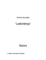 Konspekts 'Lielbritānija', 1.