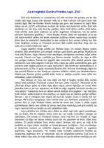 Eseja 'Jura traģēdija Gunāra Priedes lugā "Zilā"', 1.