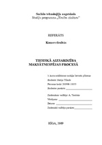 Referāts 'Tiesiskā aizsardzība maksātnespējas procesā', 1.
