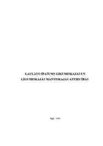 Referāts 'Laulāto īpašums likumiskajās un līgumiskajās mantiskajās attiecībās', 1.