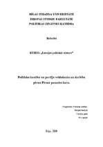 Referāts 'Politisko kustību un partiju veidošanās un darbība pirms Pirmā pasaules kara', 1.