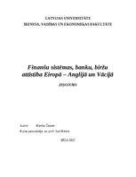 Referāts 'Finanšu sistēmas, banku, biržu attīstība Eiropā – Anglijā un Vācijā', 1.