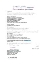 Paraugs 'Darba sludinājumu analīze', 2.