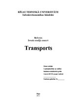 Referāts 'Transports', 1.