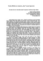 Eseja 'Laime Regīnas Ezeras romānā "Aka" manā izpratnē', 2.