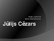 Prezentācija 'Jūlijs Cēzars', 1.