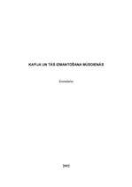 Referāts 'Kafija un tās izmantošana mūsdienās', 1.
