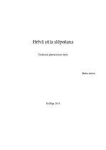 Referāts 'Brīvā stila slēpošana', 1.