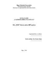 Biznesa plāns 'SIA "XXX" biznesa plāns ', 1.