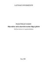 Konspekts 'Biķernieku meža ainaviskā nozīme Rīgas pilsētā', 1.