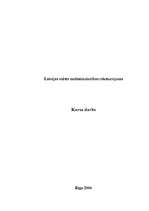 Referāts 'Latvijas valsts mežsaimniecības raksturojums', 1.