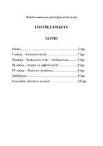 Konspekts 'Lietišķā etiķete', 1.