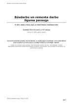Paraugs 'Būvdarbu un remonta darbu līguma paraugs ar tāmi un pieņemšanas–nodošanas aktu', 30.