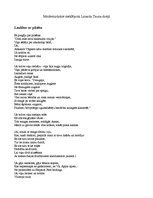 Eseja 'Modernistiskie meklējumi Linarda Tauna dzejolī "Laulības ar pilsētu"', 1.