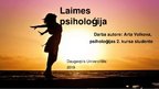 Prezentācija 'Laimes psiholoģija', 1.