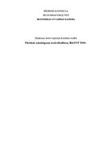 Referāts 'Pārtikas nekaitīguma nodrošināšana', 1.