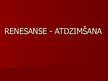 Prezentācija 'Renesanse', 1.