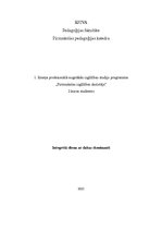 Paraugs 'Integrēta diena ar dabas dominanti', 1.