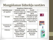 Prezentācija 'Ziepes. Mazgāšanas līdzekļi', 17.