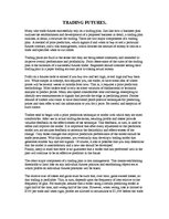 Eseja 'Trading Futures', 1.