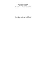 Konspekts 'Enerģijas patēriņa mērīšana', 1.