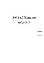 Referāts 'Īsziņu sūtīšana no interneta', 1.