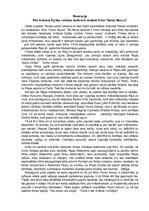 Eseja '"Homo novus" - pēc Anšlava Eglīša romāna motīviem veidota filma. Recenzija', 1.