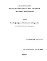 Referāts 'Morāles jautājumu risināšana dzīvnieku pasakās', 1.