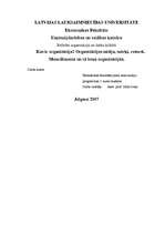 Referāts 'Kas ir organizācija? Organizācijas misija, mērķi, resursi. Menedžments un tā lom', 1.