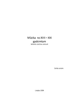 Referāts 'Pasaules mūzika no 17. līdz 19.gadsimtam', 1.