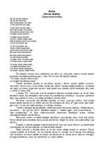 Eseja 'Rainis "Dienas allažība", dzejas teksta analīze', 1.