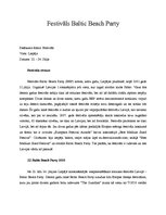 Eseja 'Festivāls "Baltic Beach Party"', 1.