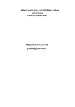 Konspekts 'Mājas eksāmena darbs psiholoģijas vēsturē', 1.