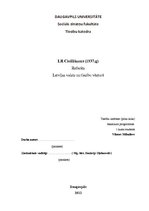 Referāts 'Latvijas Republikas Civillikums', 1.