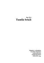 Referāts 'Inga Ābele "Tumšie brieži"', 1.